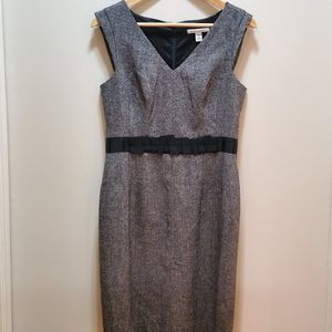 Banana Republic Grey wool blend shift dress